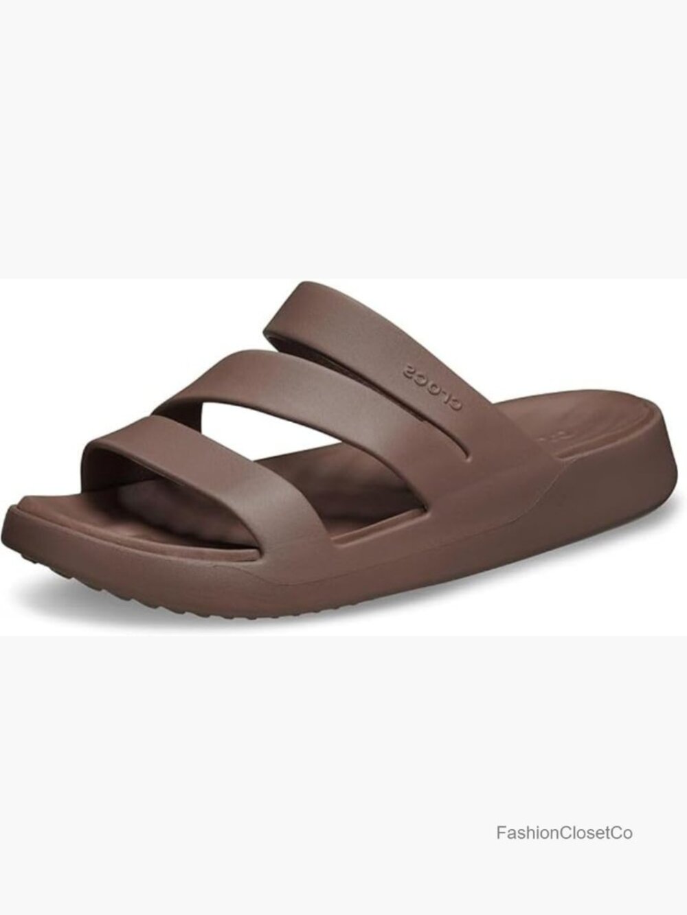 Platform Sandals with Croslite Comfort, Slip On, X-Strap